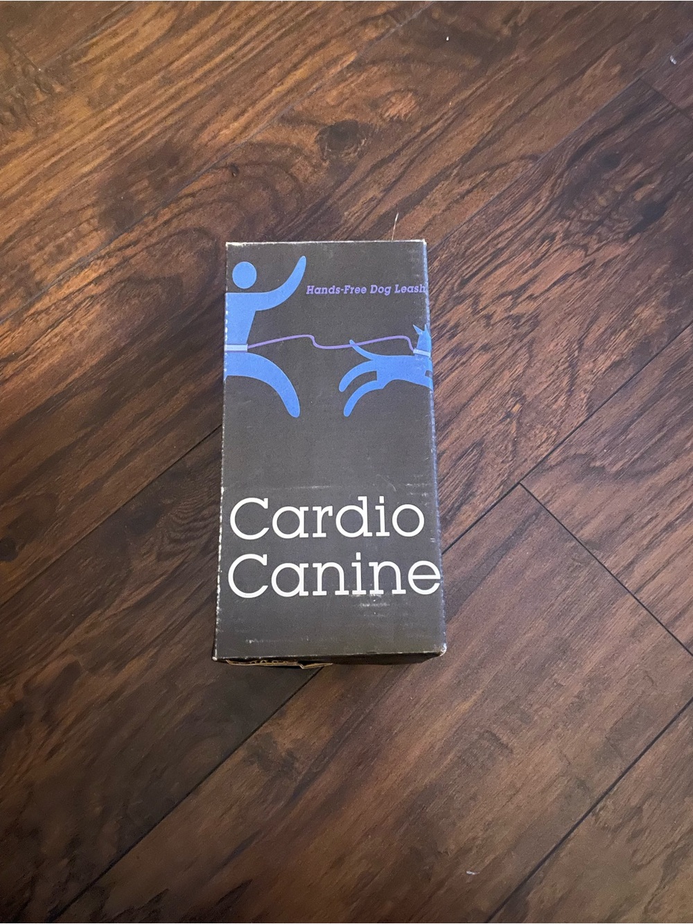Cardio Canine Hands-Free Dog Leash - Black with Blue Accent